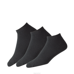 ZHZH1136 pacote comfortsof sport preto 3 pares Footjoy preto