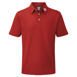 ZHZH1178 vermelho júnior stretch piquê sólido Footjoy vermelho