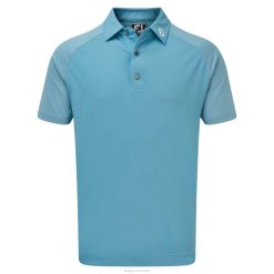ZHZH1287 raglan jacquard bloco azul tempestade Footjoy tempestade azul
