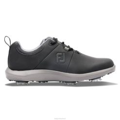 ZHZH1331 conforto feminino preto-carvão Footjoy carvão preto