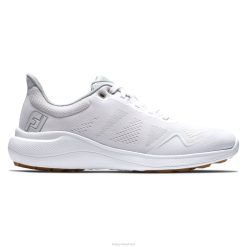 ZHZH1359 mulheres flexíveis brancas Footjoy branco