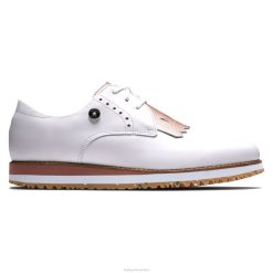 ZHZH1364 branco-rosa ouro esporte retrô mulheres Footjoy ouro rosa branco