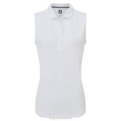 ZHZH1386 malha branca nas costas sem mangas lisle Footjoy branco