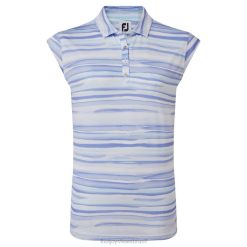 ZHZH1400 violeta manga boné estampa aquarela lisle Footjoy tolet