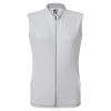 ZHZH1447 colete com zíper completo branco Footjoy branco