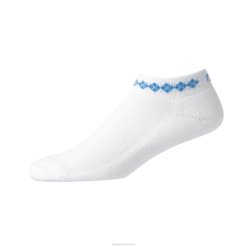 ZHZH1469 branco-azul prodry leve sportlet feminino Footjoy Branco azul