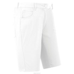 ZHZH1542 shorts elásticos golfleisure brancos femininos Footjoy branco