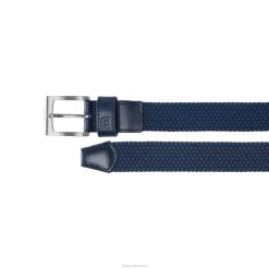 ZHZH1607 cinto trançado marinho Footjoy marinha