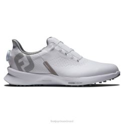 ZHZH1690 boa de combustível fj branca Footjoy branco