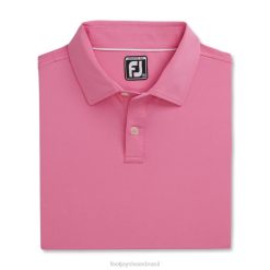 ZHZH1874 ajuste atlético liso lisle auto colarinho flamingo Footjoy flamingo