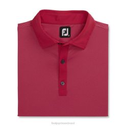 ZHZH1926 stretch lisle mini check print rosa rubi Footjoy rosa rubi
