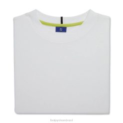 ZHZH1937 pulôver branco com gola redonda Footjoy branco