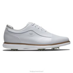 ZHZH1942 tradições brancas boné toe mulheres Footjoy branco