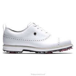 ZHZH1944 série de estreia - cap toe mulheres brancas Footjoy branco