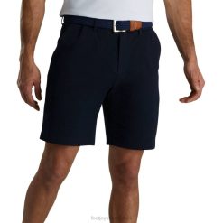 ZHZH1951 shorts viajante seersucker azul marinho Footjoy marinha