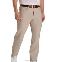ZHZH1981 calça cáqui de 5 bolsos Footjoy cáqui