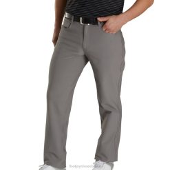 ZHZH1983 Calça de 5 bolsos cinza Footjoy cinza