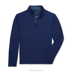 ZHZH2026 French Terry Quarter-Zip Tempestade Indigo Footjoy tempestade índigo