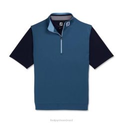 ZHZH2049 colete jérsei com meio zíper - tinta gola fj tour Footjoy tinta