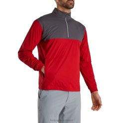 ZHZH2154 pulôver hidroknit vermelho carvão Footjoy vermelho-carvão