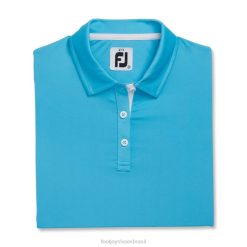 ZHZH2235 camisa manga curta aqua júnior menina Footjoy água