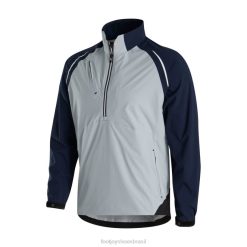 ZHZH2325 camisa de chuva prata-marinho select ls - estilo da temporada anterior Footjoy prata-marinho