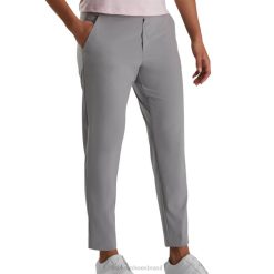 ZHZH2444 calça cinza leve no tornozelo feminina Footjoy cinza
