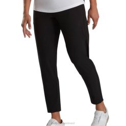 ZHZH2445 calça leve no tornozelo feminina preta Footjoy preto