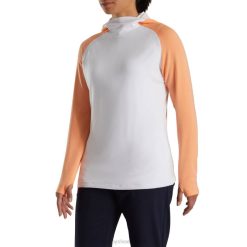 ZHZH2459 moletom com capuz feminino melão-branco Footjoy melão-branco