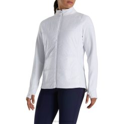 ZHZH2504 jaqueta híbrida branca feminina Footjoy branco