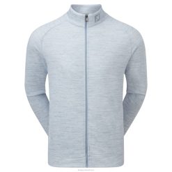 ZHZH259 space dye velo full-zip camada intermediária cinza Footjoy cinza