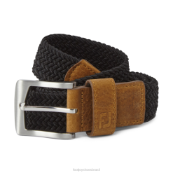 ZHZH2602 cinto de golfe tecido preto Footjoy preto