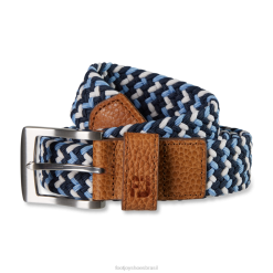 ZHZH2604 cinto de golfe multi-tecido azul marinho e branco Footjoy azul marinho claro e branco
