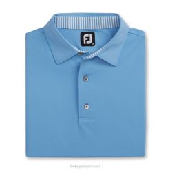 ZHZH2698 colarinho liso lisle azul claro Footjoy azul claro