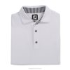 ZHZH2699 colarinho liso lisle branco Footjoy branco