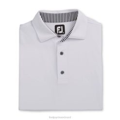 ZHZH2699 colarinho liso lisle branco Footjoy branco