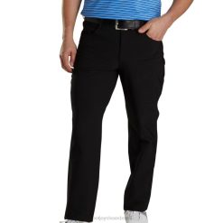 ZHZH2728 Calça de 5 bolsos preta Footjoy preto