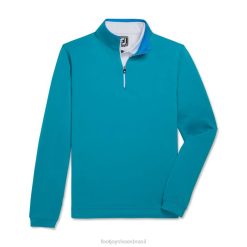 ZHZH2741 zíper leve azul esverdeado Footjoy azul verde