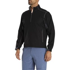 ZHZH2771 blusão esportivo preto-carvão Footjoy carvão preto