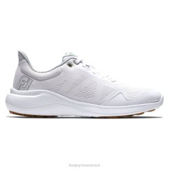 ZHZH2931 mulheres flexíveis brancas Footjoy branco