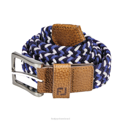 ZHZH3021 cinto de golfe multi tecido oceano-branco-preto Footjoy oceano-branco-preto