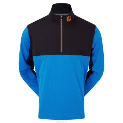 ZHZH305 jaqueta hidroknit 1-2 zip safira-preto-laranja Footjoy safira-preto-laranja
