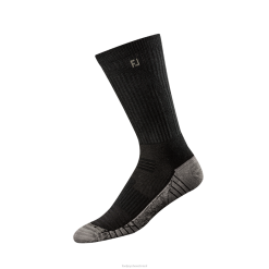 ZHZH316 techsof tour tripulação preta Footjoy preto