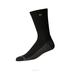 ZHZH318 tripulação prodry preta Footjoy preto