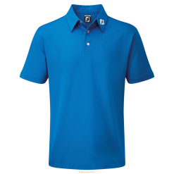 ZHZH371 cobalto júnior stretch piquê sólido Footjoy cobalto