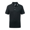 ZHZH372 piquê stretch júnior preto sólido Footjoy preto