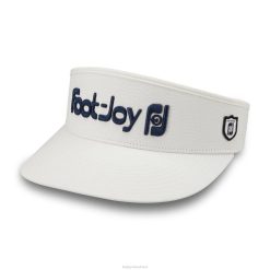 ZHZH440 viseira branca seersucker Footjoy branco