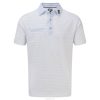 ZHZH476 mistura de risca de giz lisle branca Footjoy branco