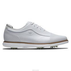 ZHZH512 tradições brancas - mulheres com ponta de escudo Footjoy branco