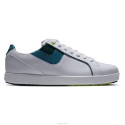 ZHZH537 fj liga mulheres branco-verde-azul Footjoy branco-verde-azul